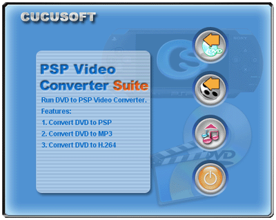 Cucusoft PSP Video Converter Suite is an all-in-one PSP video solution.