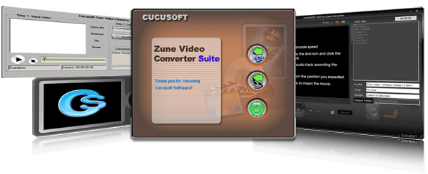 #1 Zune Video Converter Suite is an all-in-one Zune video solution.