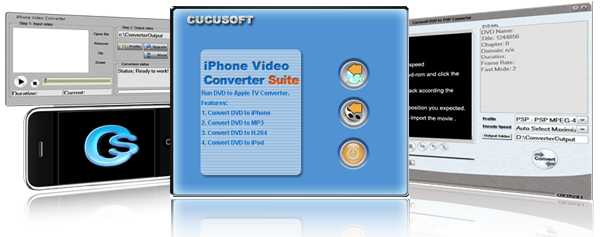 Cucusoft DVD to iPhone Converter Suite                                                                                                                                                                  