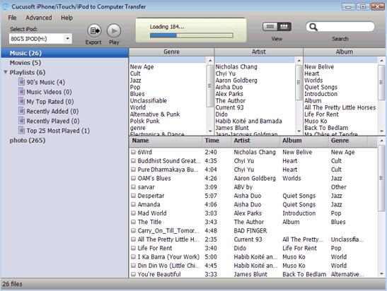 transfer music from ipod to computer free software